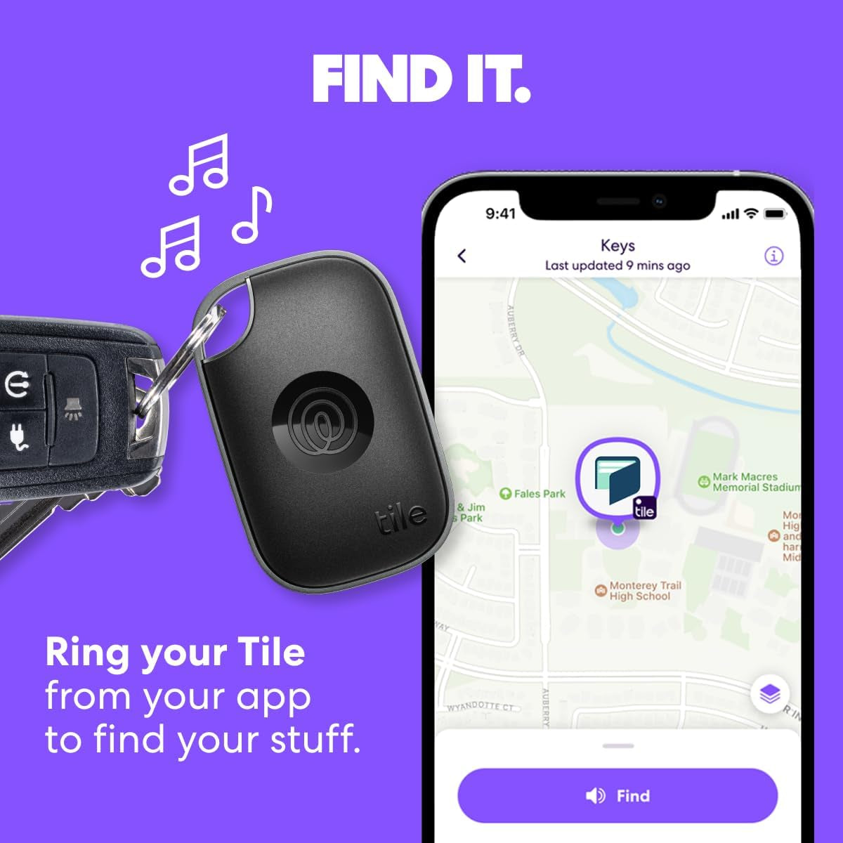 by Life360 Pro - Powerful Bluetooth Tracker, Key Finder and Item Locator for Keys Bags, and More. Both Ios and Android Compatible. Phone Finder. 2-Pack (Black/White)