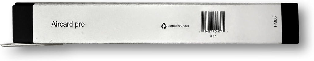 Wallet Tracker Card, Ultra Slim Tracking Card, Wireless Rechargeable, Works with Apple Find My (Ios Only) for Effortless Wallet Tracking, Item Card Finder for Luggage, Purse and More, Waterproof