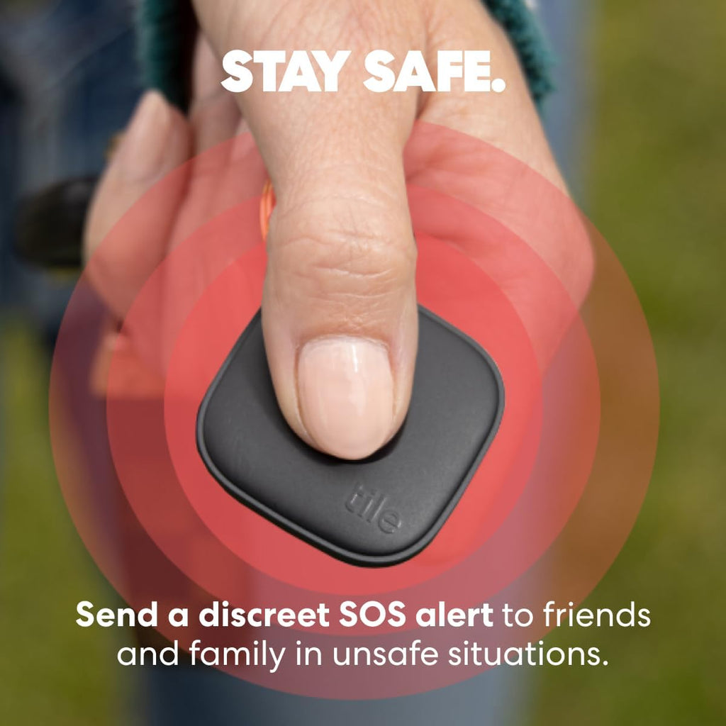 by Life360 Mate - Bluetooth Tracker, Keys Finder and Item Locator for Keys, Bags and More. Phone Finder. Both Ios and Android Compatible. 2-Pack (Black/White)